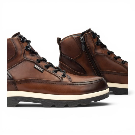 Pikolinos Herren braune Leder-Schnürstiefel – Vigo - Image 5