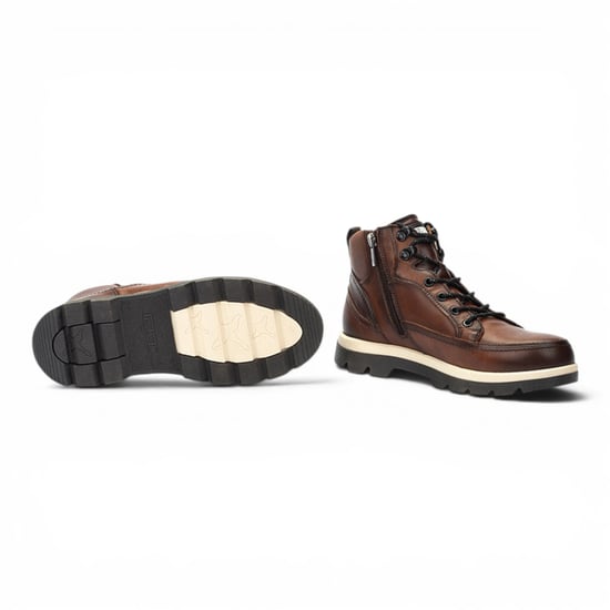 Pikolinos Herren braune Leder-Schnürstiefel – Vigo - Image 6