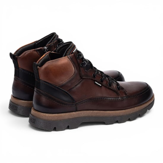 Pikolinos Herren dunkelbraune Leder-Schnürstiefel – Vigo - Image 4