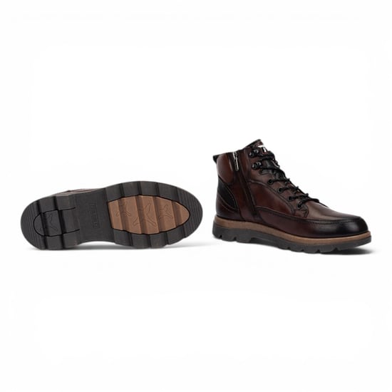 Pikolinos Herren dunkelbraune Leder-Schnürstiefel – Vigo - Image 6