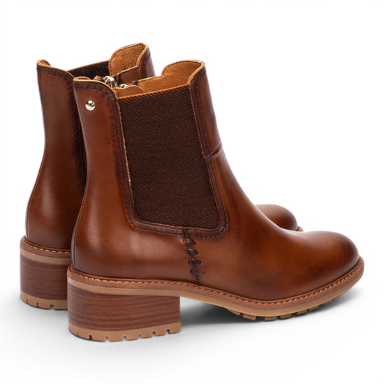 Pikolinos Braune Leder-Chelsea-Stiefel mit Absatz für Frauen – Medina - Image 4