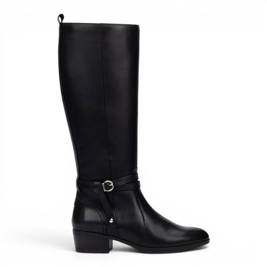 Pikolinos kniehohe schwarze Lederstiefel für Frauen – Daroca - Image 1