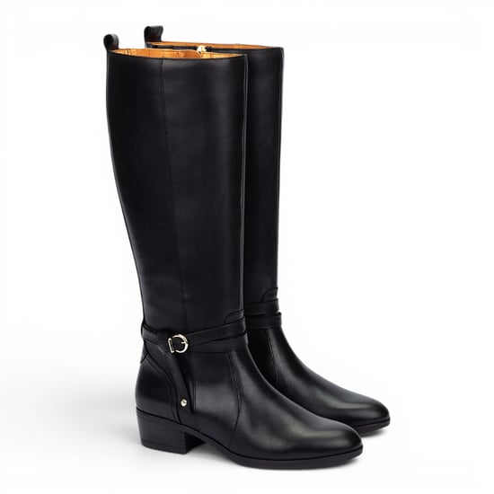 Pikolinos kniehohe schwarze Lederstiefel für Frauen – Daroca - Image 3