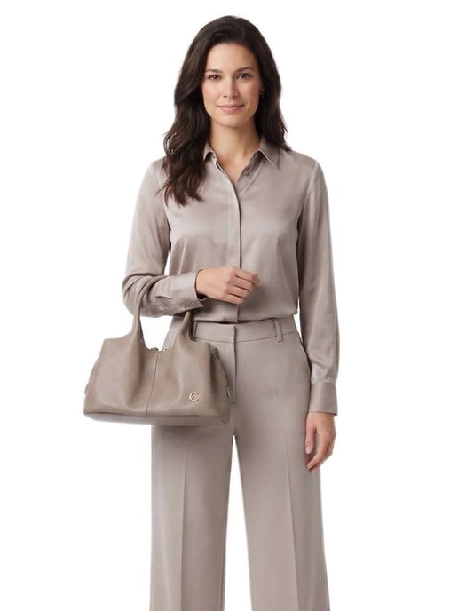 Coccinelle Handtasche Warmes Taupe - Image 5