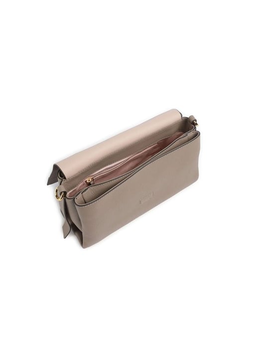 Coccinelle Schultertasche Warm Taupe/Rosette - Image 3