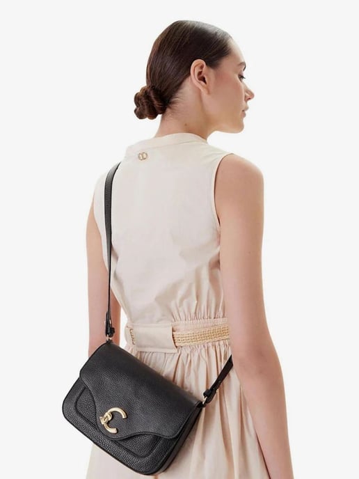 Coccinelle Schultertasche Schwarz - Image 4
