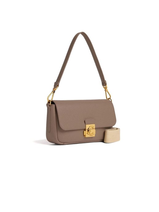 Coccinelle Schultertasche Warm Taupe - Image 2
