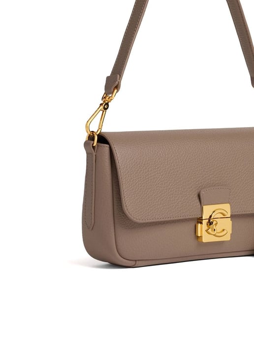 Coccinelle Schultertasche Warm Taupe - Image 4