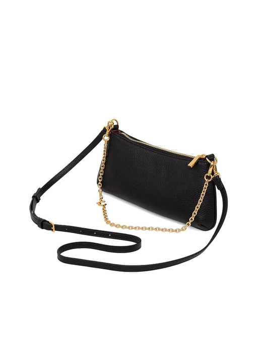 Coccinelle Schultertasche Schwarz - Image 3