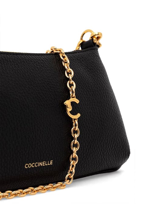 Coccinelle Schultertasche Schwarz - Image 5