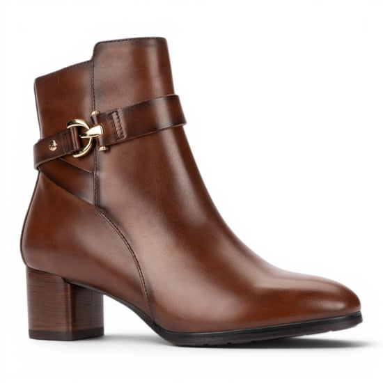 Pikolinos braune Lederstiefel mit Absatz für Frauen – Calafat - Image 4