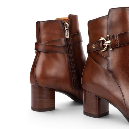 Pikolinos braune Lederstiefel mit Absatz für Frauen – Calafat - Image 5