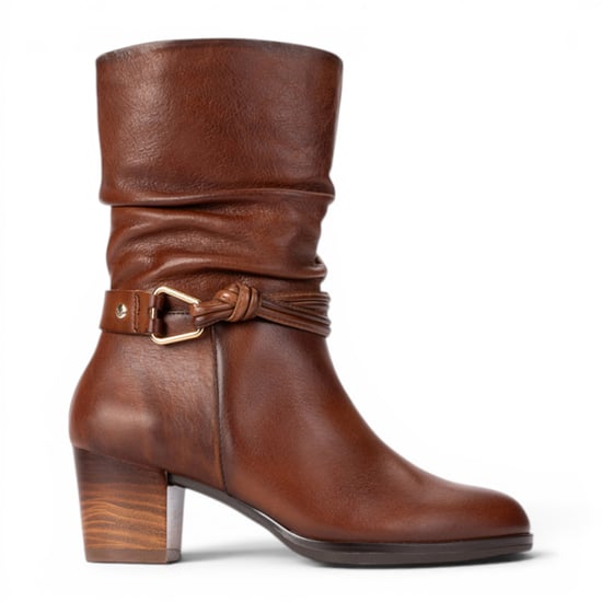 Pikolinos braune Lederstiefel bis zur Mitte der Waden – Zamora - Image 1