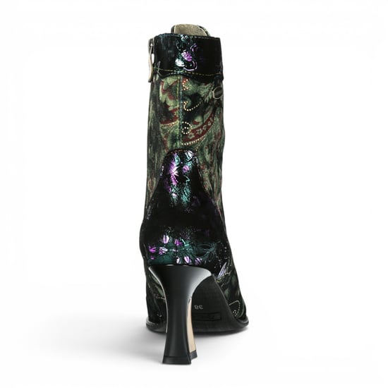 Laura Vita Gothic Victorian Green Leather Leather Schuhe mit Absatz – Oanelo-03 - Image 6