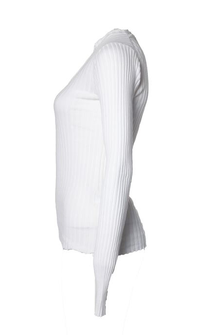 Anine Bing Pre-owned Geripptes Stretch-Top - Weiß - Image 2