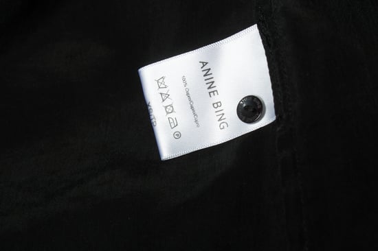 Anine Bing, schwarzes Hemd mit Taschen - Image 5