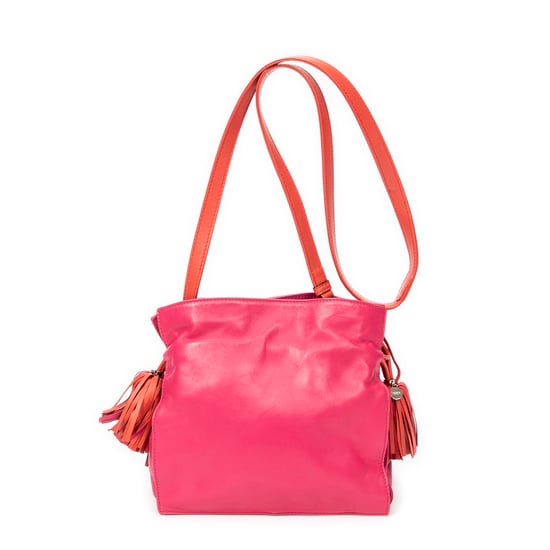 Bicolor Tassel Flamenco   Schultertasche - Image 5