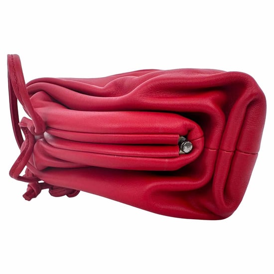 Bottega Veneta Mini The Pouch Tasche aus rotem Leder - Image 6