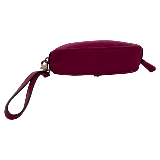 Anya Hindmarch Kameratasche mit Reißverschluss aus pinkfarbenem Nylon - Image 3