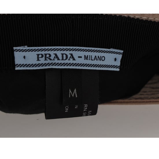 Prada Re-Nylon Bucket Hat aus beigem Polyamid - Image 6