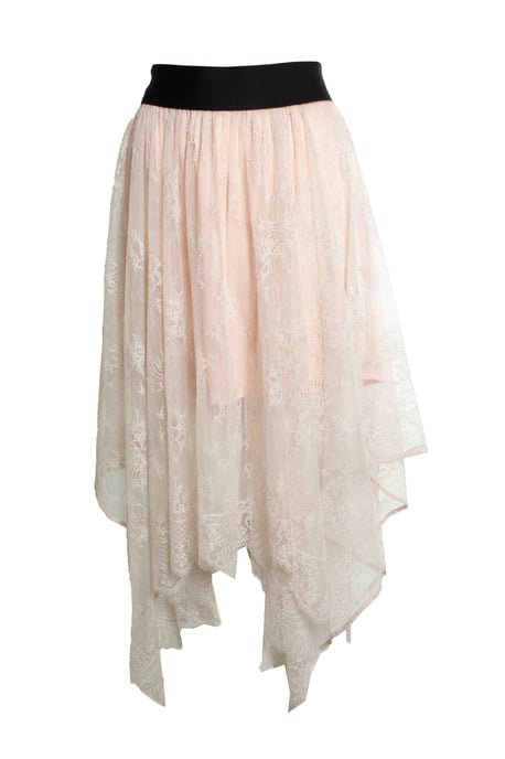 Maje, rosa Spitzenrock - Image 1