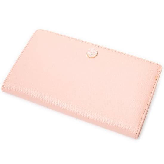 CC Button Long Bifold Wallet Geldbörse - Image 1