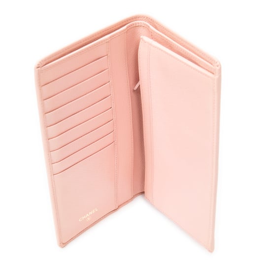 CC Button Long Bifold Wallet Geldbörse - Image 3