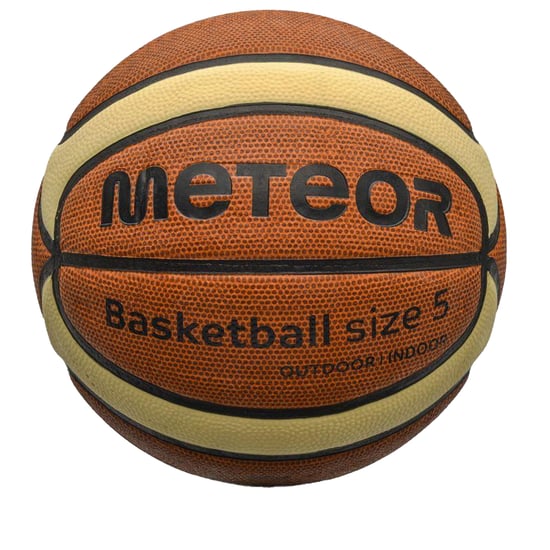Meteor - "Cellular" Basketball für Kinder (Braun/Cremefarbe) - Image 1
