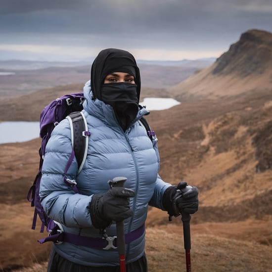 Damen Amira Niqab Seide Leicht Atmungsaktiv Thermo Wanderbekleidung Outdoor - Image 5