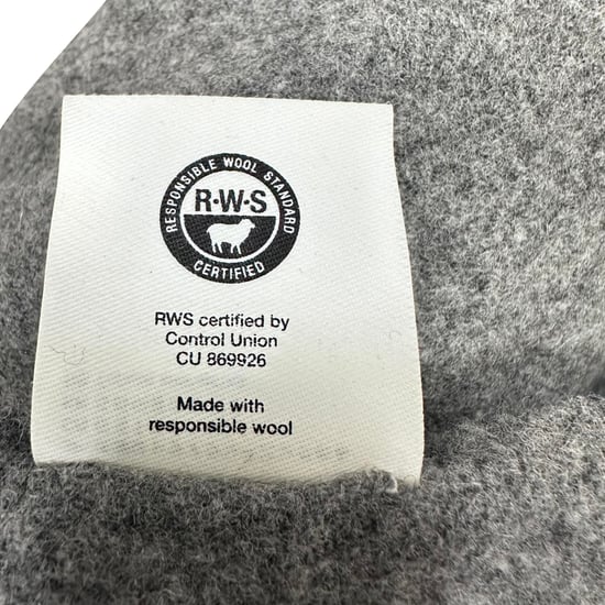 Acne Studios Fransen-Schal aus grauer Wolle - Image 6