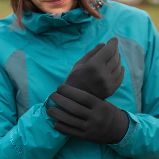 Herren Strath Schnell Trocknende Handschuhe Leichtgewichtig Warm Wandern Gehen Fleece - Image 3