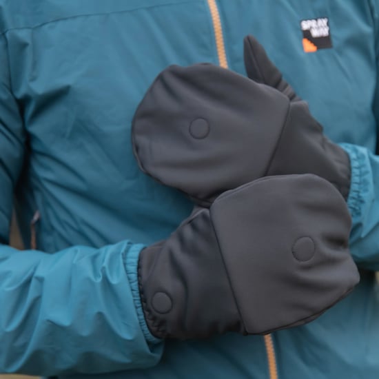 Herren Rigg Umwandlungs-Mittens Winddicht Warm Outdoor Wandern Gehen - Image 5