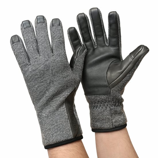 Herren Wasserfeste Woll-Mischung Lederhandschuhe mit Touchscreen für den Winter - Image 2