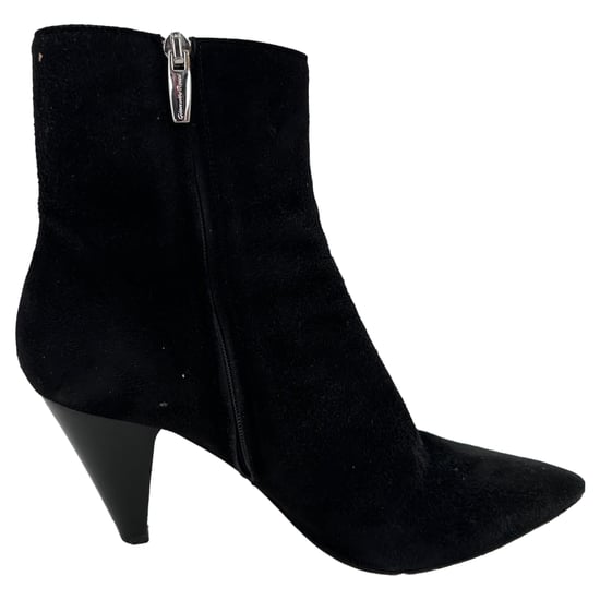 Gianvito Rossi Connie Absatzstiefeletten aus schwarzem Wildleder - Image 1