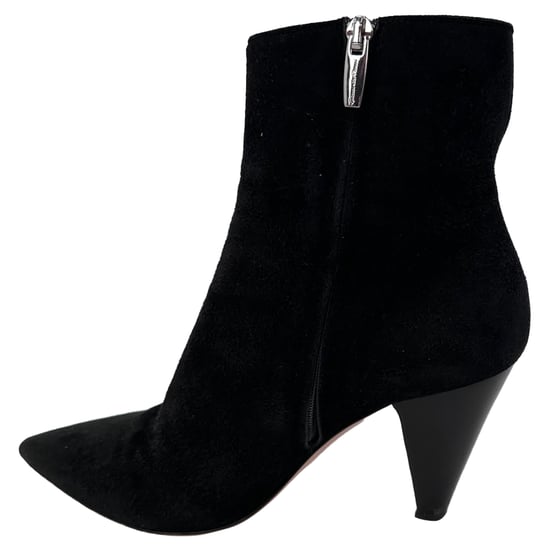 Gianvito Rossi Connie Absatzstiefeletten aus schwarzem Wildleder - Image 2