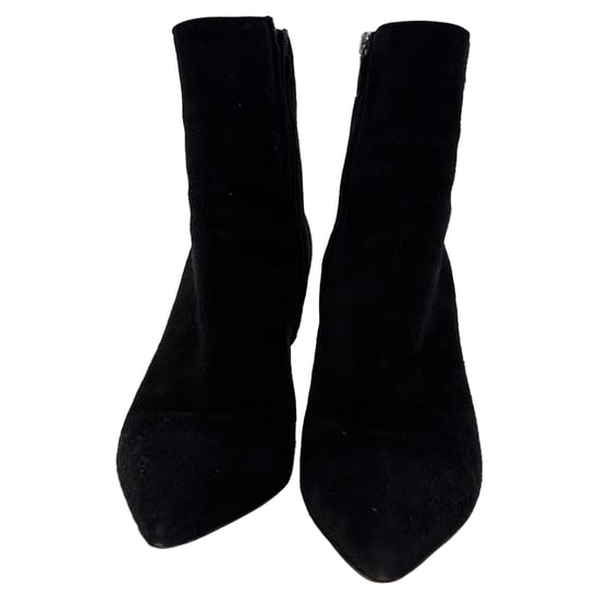 Gianvito Rossi Connie Absatzstiefeletten aus schwarzem Wildleder - Image 3