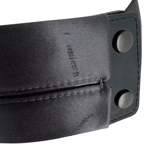 Lanvin Breiter Taillengürtel aus schwarzem Satin - Image 4