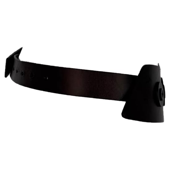 Saint Laurent Paris Schildgürtel aus braunem Leder - Image 2