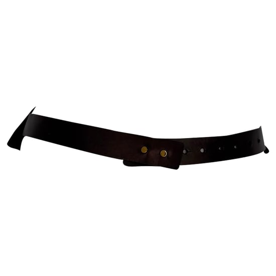 Saint Laurent Paris Schildgürtel aus braunem Leder - Image 3