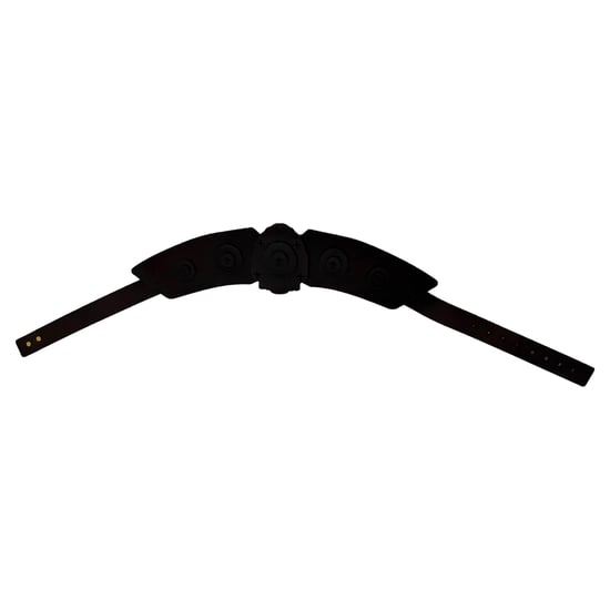 Saint Laurent Paris Schildgürtel aus braunem Leder - Image 4