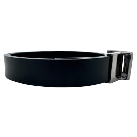 Gucci G Silberfarbene Logo-Schnalle Gürtel aus schwarzem Leder - Image 5