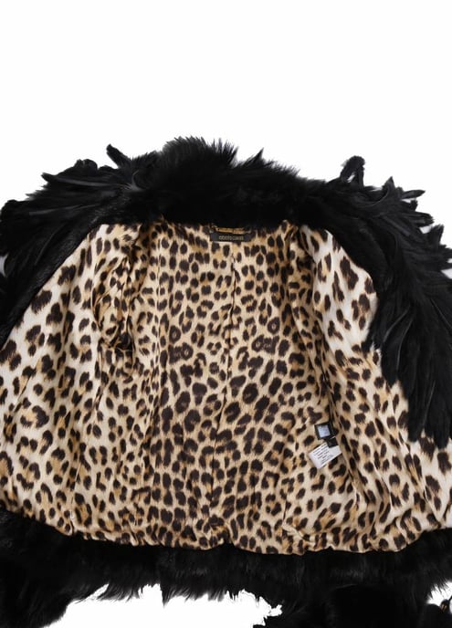 Roberto Cavalli, schwarzer Nerzmantel - Image 5