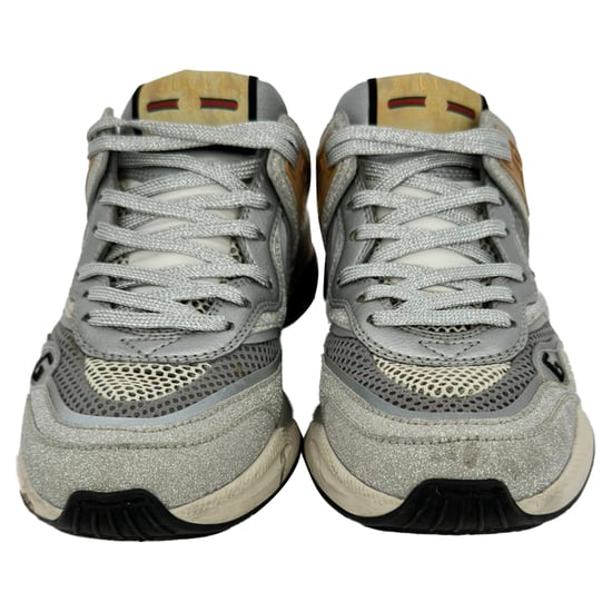 Gucci Ultrapace Low Top Sneaker in Silber Glitzer - Image 2