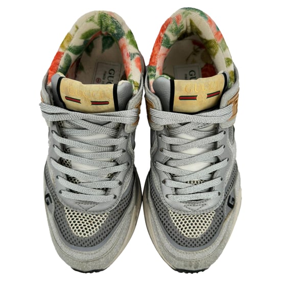 Gucci Ultrapace Low Top Sneaker in Silber Glitzer - Image 4