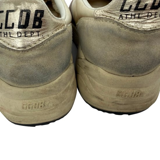 Golden Goose Laufschuh mit Farbwurst aus Weißem Nylon und Wildleder - Image 3
