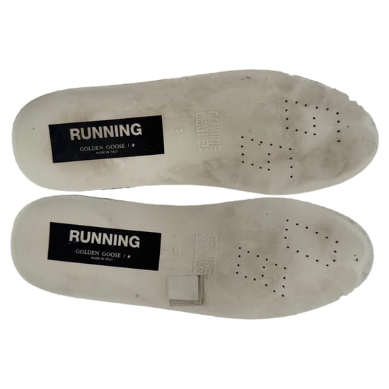 Golden Goose Laufschuh mit Farbwurst aus Weißem Nylon und Wildleder - Image 5