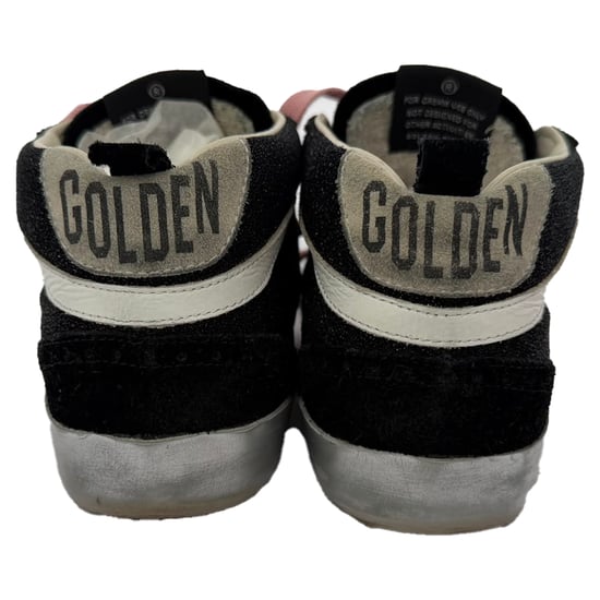 Golden Goose Mid-Star High-Top Sneaker aus schwarzem Wildleder - Image 3