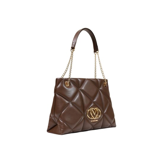 Love Moschino Braune Polyethylen-Handtasche - Image 2