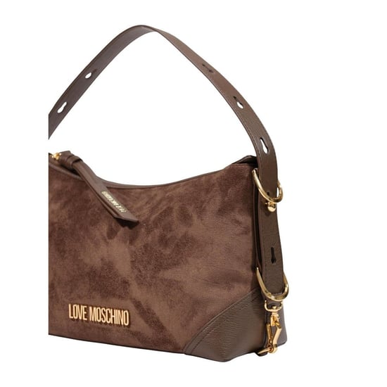 Love Moschino Braune Polyester-Handtasche - Image 5