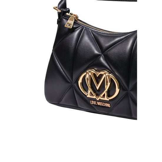 Love Moschino Schwarze Polyethylen-Handtasche - Image 4